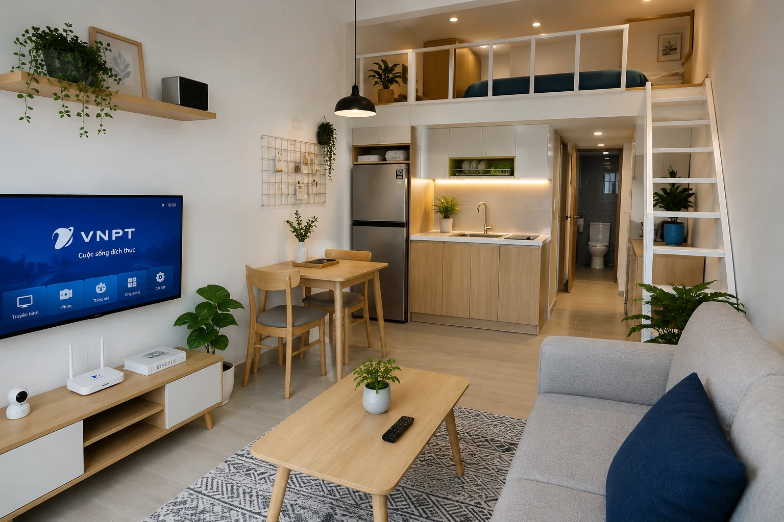 Căn hộ và nhà nhỏ sử dụng Internet WiFi VNPT tại Bình Tân