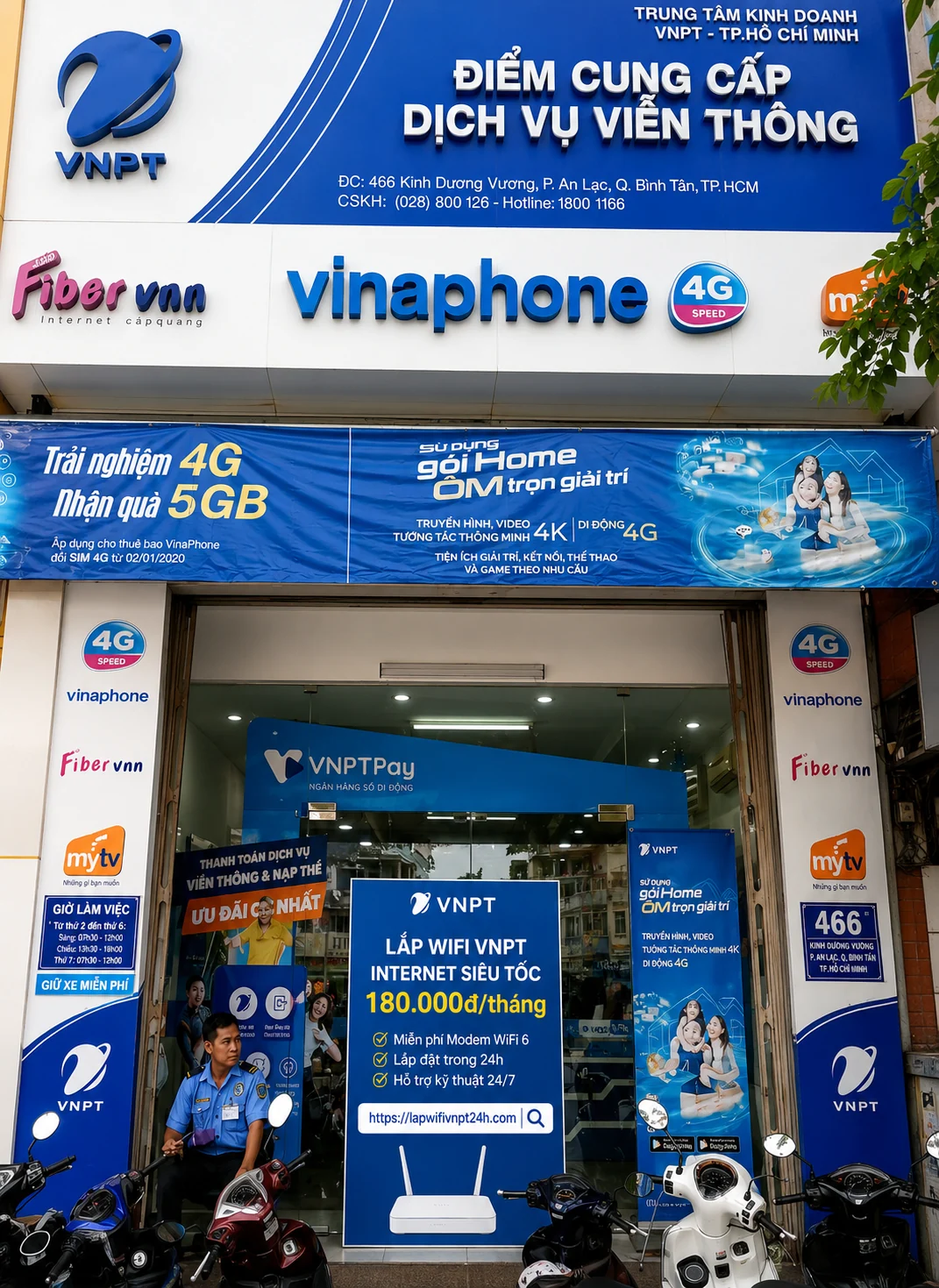 Trung tâm kinh doanh VNPT Bình Tân và thông tin Internet VNPT