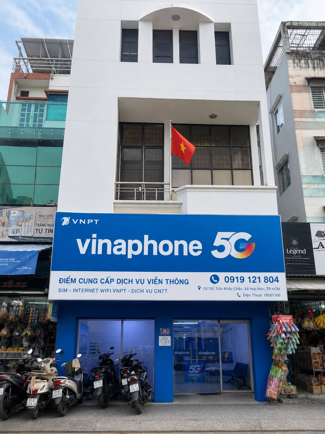 Cửa hàng VNPT Hóc Môn tại 15/150 Trần Khắc Chân, Xã Hóc Môn, TP.HCM