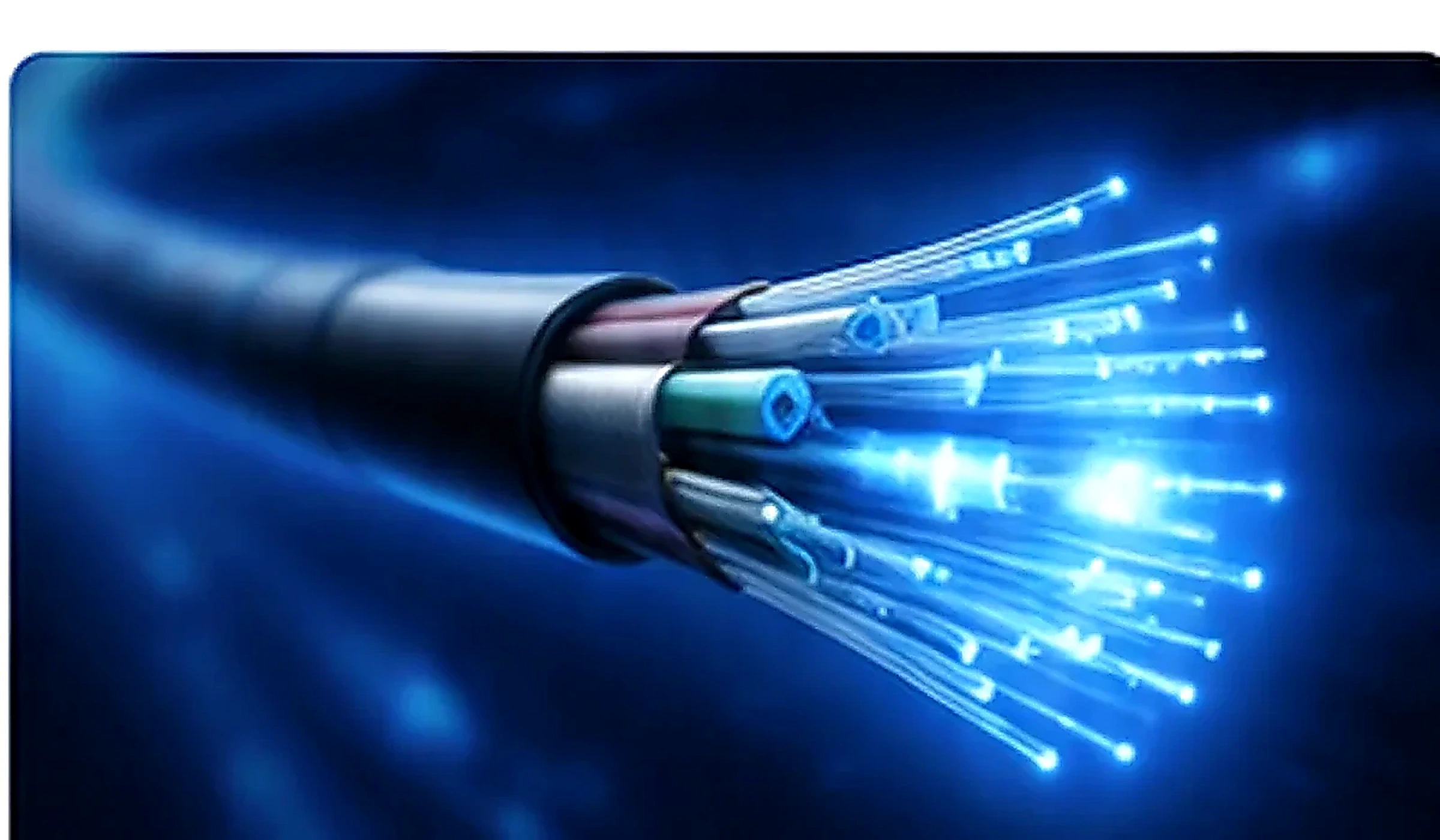 Sợi cáp quang truyền dữ liệu Internet tốc độ cao